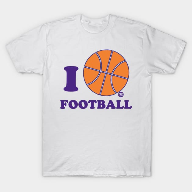 I LOVE FOOTBALL T-Shirt by toddgoldmanart